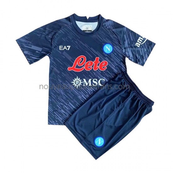Maillot Naples Enfant Tenue 3ème 2022-2023 Manche Courte
