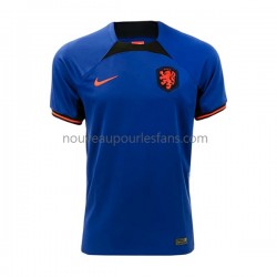 Maillot Pays-Bas Memphis 10 Homme Tenue Extérieur Coupe du Monde 2022 Manche Courte