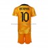 Maillot Pays-Bas Memphis Depay 10 Enfant Tenue Domicile Coupe du Monde 2022 Manche Courte