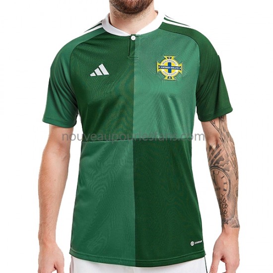 Maillot Irlande Du Nord Homme Tenue Domicile 2022-2023 Manche Courte