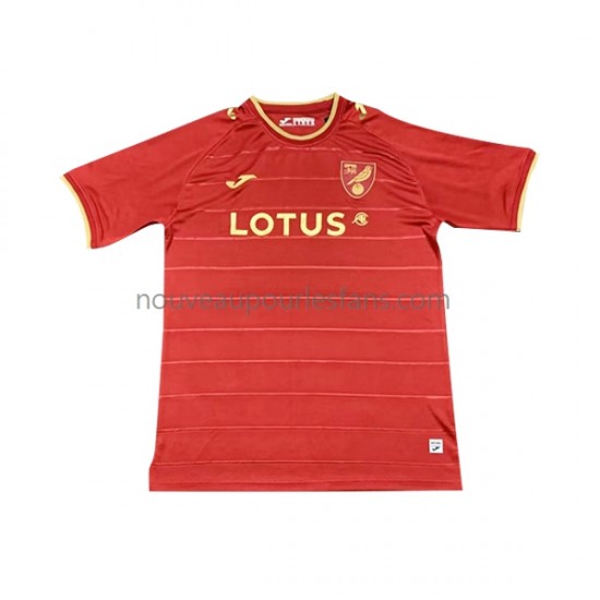 Maillot Norwich City Homme Tenue Extérieur 2022-2023 Manche Courte