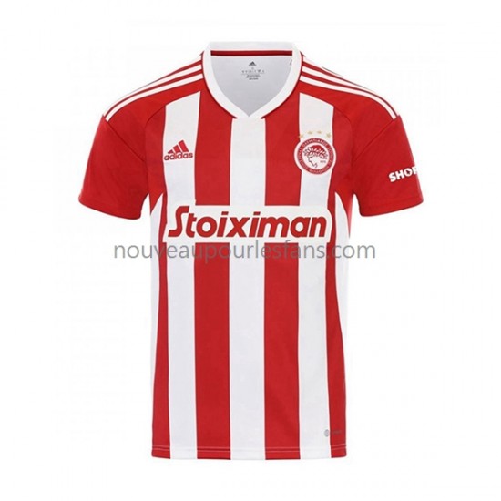Maillot Olympiacos Homme Tenue Domicile 2022-2023 Manche Courte
