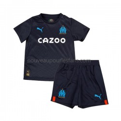 Maillot Olympique de Marseille Enfant Tenue Extérieur 2022-2023 Manche Courte