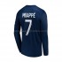 Maillot Paris Saint-Germain Mbappé 7 Homme Tenue Domicile 2022-2023 Manche Longue