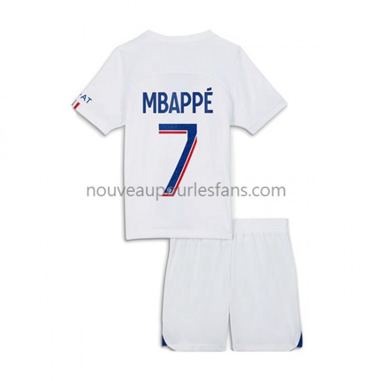 Maillot Paris Saint-Germain Mbappé 7 Enfant Tenue 3ème 2022-2023 Manche Courte