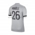 Maillot Paris Saint-Germain Mukiele 26 Homme Tenue Extérieur 2022-2023 Manche Courte