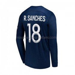 Maillot Paris Saint-Germain R.Sanches 18 Homme Tenue Domicile 2022-2023 Manche Longue