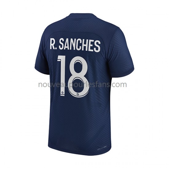 Maillot Paris Saint-Germain R.Sanches 18 Homme Tenue Domicile 2022-2023 Manche Courte