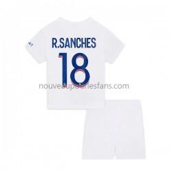 Maillot Paris Saint-Germain R.Sanches 18 Enfant Tenue 3ème 2022-2023 Manche Courte
