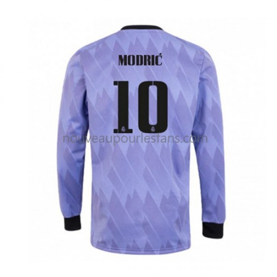 Maillot Real Madrid Modrić 10 Homme Tenue Extérieur 2022-2023 Manche Longue
