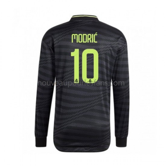 Maillot Real Madrid Modrić 10 Homme Tenue 3ème 2022-2023 Manche Longue