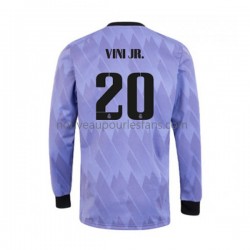 Maillot Real Madrid Vinicius Junior 20 Homme Tenue Extérieur 2022-2023 Manche Longue