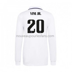 Maillot Real Madrid Vinicius Junior 20 Homme Tenue Domicile 2022-2023 Manche Longue