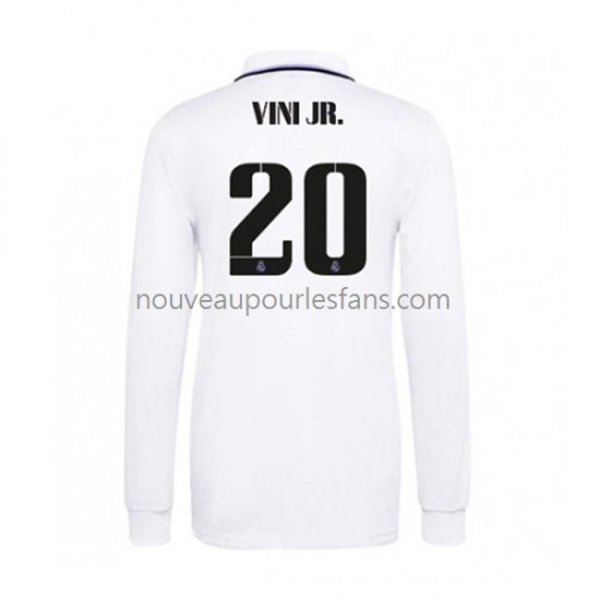 Maillot Real Madrid Vinicius Junior 20 Homme Tenue Domicile 2022-2023 Manche Longue