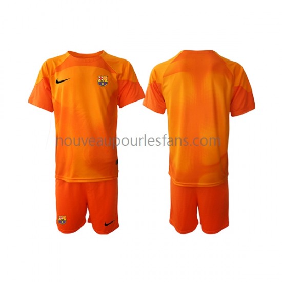 Maillot FC Barcelone Gardien Enfant Tenue 3ème 2022-2023 Manche Courte