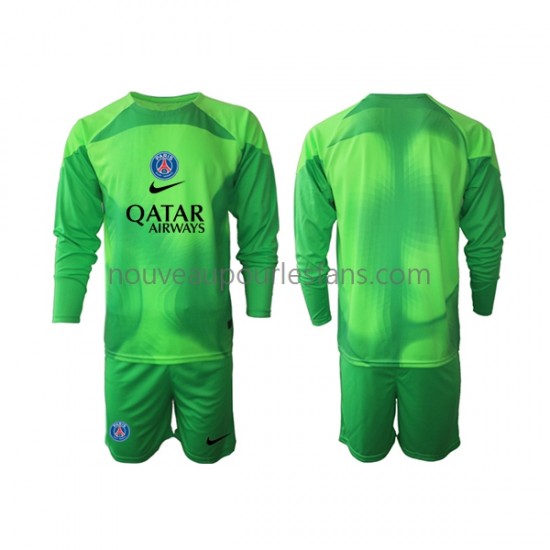 Maillot Paris Saint-Germain Gardien Enfant Tenue Domicile 2022-2023 Manche Longue