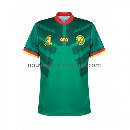 Maillot Cameroun Homme Tenue Domicile Coupe du Monde 2022 Manche Courte