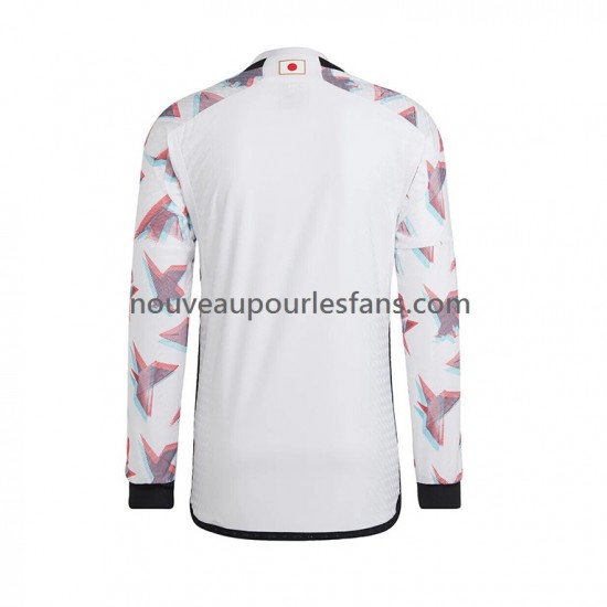 Maillot Japon Homme Tenue Extérieur Coupe du Monde 2022 Manche Longue