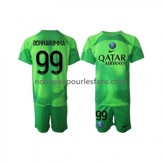 Maillot Paris Saint-Germain Donnarumma 99 Gardien Enfant Tenue Domicile 2022-2023 Manche Courte
