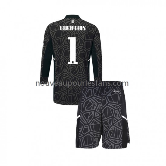 Maillot Real Madrid Courtois 1 Gardien Enfant Tenue 3ème 2022-2023 Manche Longue