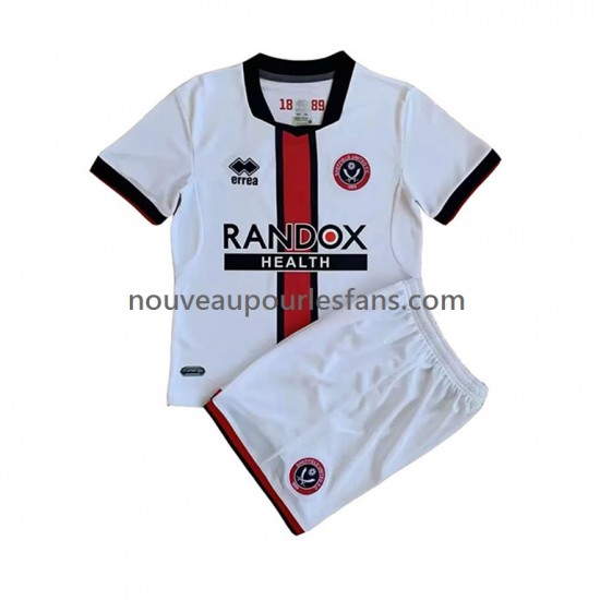 Maillot Sheffield United Enfant Tenue Extérieur 2022-2023 Manche Courte
