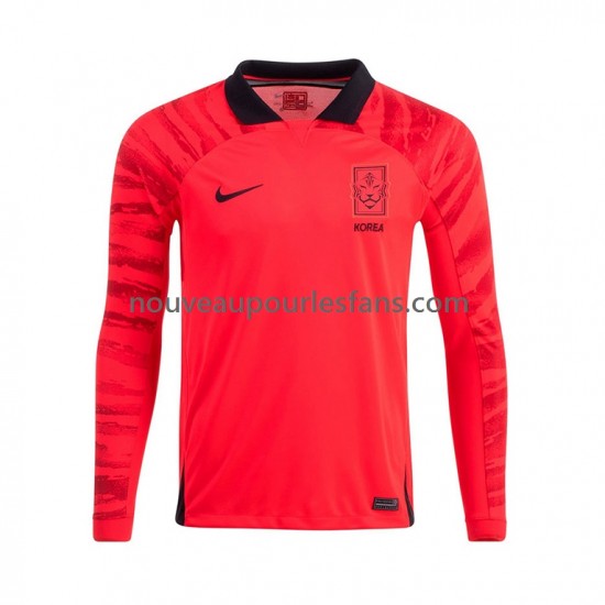 Maillot Corée du Sud Homme Tenue Domicile Coupe du Monde 2022 Manche Longue