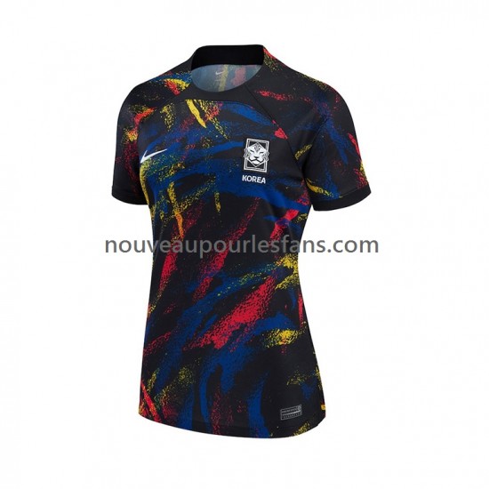 Maillot Corée du Sud Femme Tenue Extérieur Coupe du Monde 2022 Manche Courte
