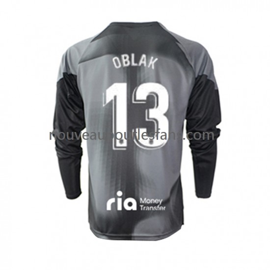 Maillot Atlético Madrid Jan Oblak 13 Gardien Homme Tenue Extérieur 2022-2023 Manche Longue