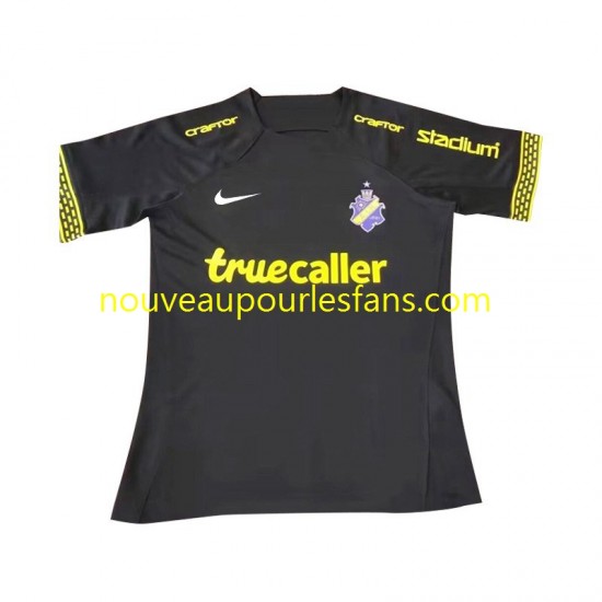 Maillot AIK Homme Tenue Domicile 2024-2025 Manche Courte