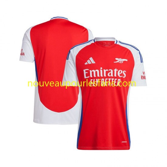 Maillot Arsenal Homme Tenue Domicile 2024-2025 Manche Courte