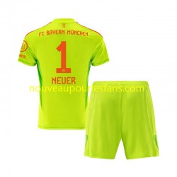 Maillot Bayern Munich Manuel Neuer 1 Gardien Enfant Tenue Domicile 2024-2025 Manche Courte
