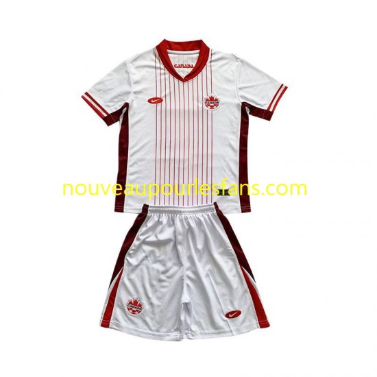 Maillot Canada Enfant Tenue Extérieur 2024 Manche Courte