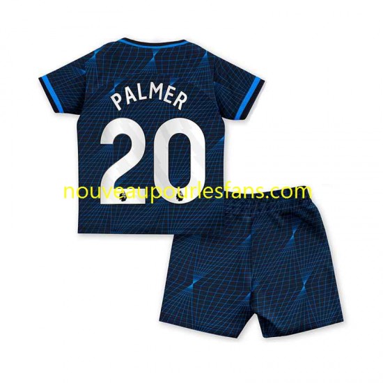 Maillot Chelsea Cole Palmer 20 Enfant Tenue Extérieur 2023-2024 Manche Courte