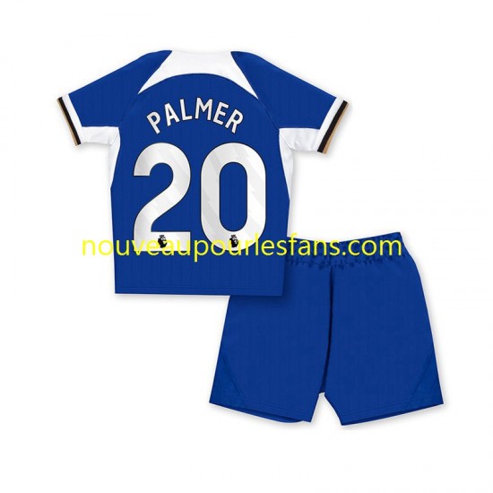 Maillot Chelsea Cole Palmer 20 Enfant Tenue Domicile 2023-2024 Manche Courte