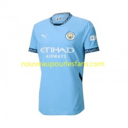 Maillot Manchester City Homme Tenue Domicile 2024-2025 Manche Courte