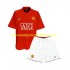 Maillot Manchester United 2007 Rétro Enfant Tenue Domicile Manche Courte