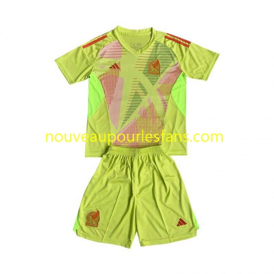 Maillot Mexique Gardien Enfant Tenue Extérieur 2024 Manche Courte