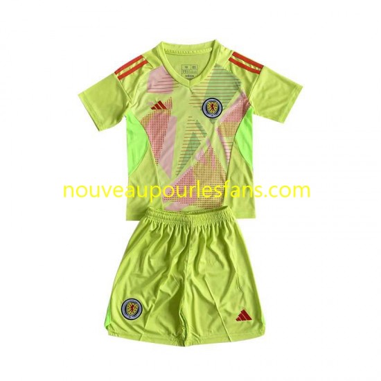 Maillot Écosse Gardien Enfant Tenue Domicile Euro 2024 Manche Courte