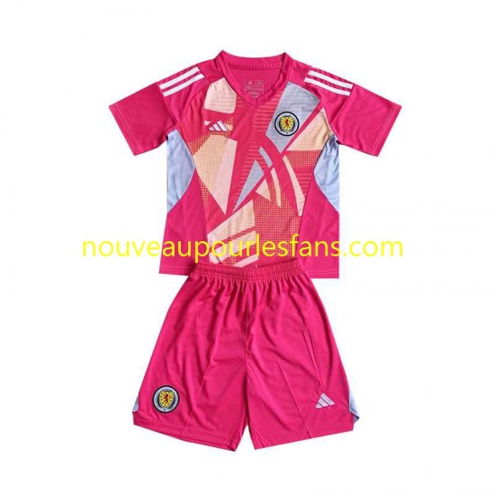 Maillot Écosse Gardien Enfant Tenue 3ème Euro 2024 Manche Courte
