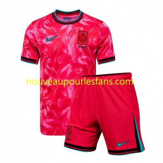 Maillot Corée du Sud Enfant Tenue Domicile 2024 Manche Courte