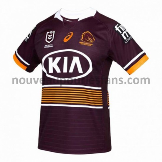 Maillot Rugby Brisbane Broncos Tenue Domicile 2021 Manche Courte