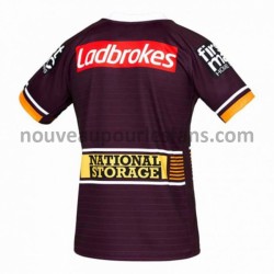 Maillot Rugby Brisbane Broncos Tenue Domicile 2021 Manche Courte