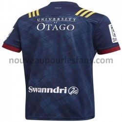 Maillot Rugby Dunedin Highlanders Tenue Domicile 2020 Manche Courte