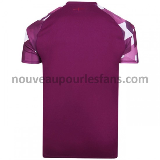 Maillot Rugby Angleterre 7S Tenue Extérieur 2020-2021 Manche Courte