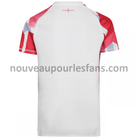 Maillot Rugby Angleterre 7S Tenue Domicile 2020-2021 Manche Courte
