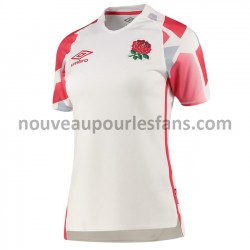 Maillot Rugby Angleterre 7S Femme Tenue Domicile 2020-2021 Manche Courte