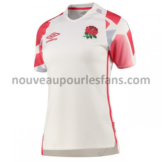 Maillot Rugby Angleterre 7S Femme Tenue Domicile 2020-2021 Manche Courte