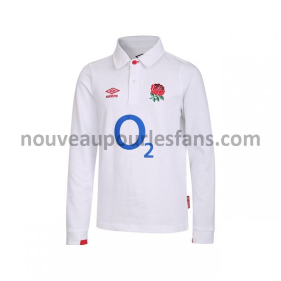 Maillot Rugby Angleterre Classic Tenue Domicile 2020-2021 Manche Longue