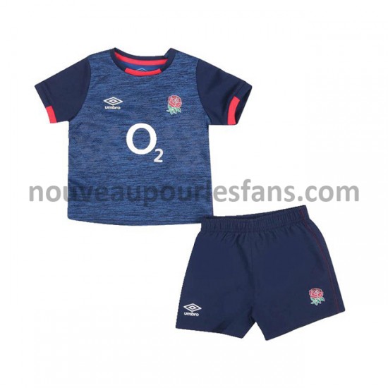 Maillot Rugby Angleterre Enfant Tenue Extérieur 2020-2021 Manche Courte