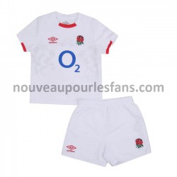 Maillot Rugby Angleterre Enfant Tenue Domicile 2020-2021 Manche Courte